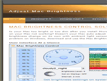 Tablet Screenshot of macbrightness.com